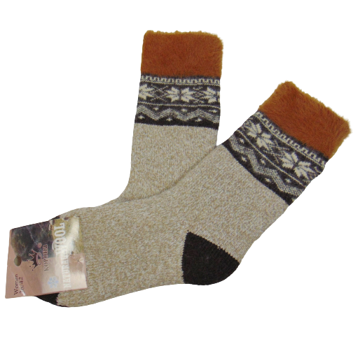 Носки шерстяные с мехом B2556 р. 36-42 Бежевый (1976070931) Носки шерстяные с мехом B2556 р. 36-42 Бежевый (1976070931)