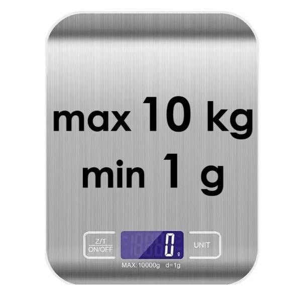 Ваги кухонні електронні до 10 кг - фото 2 Ваги кухонні електронні до 10 кг - фото 2