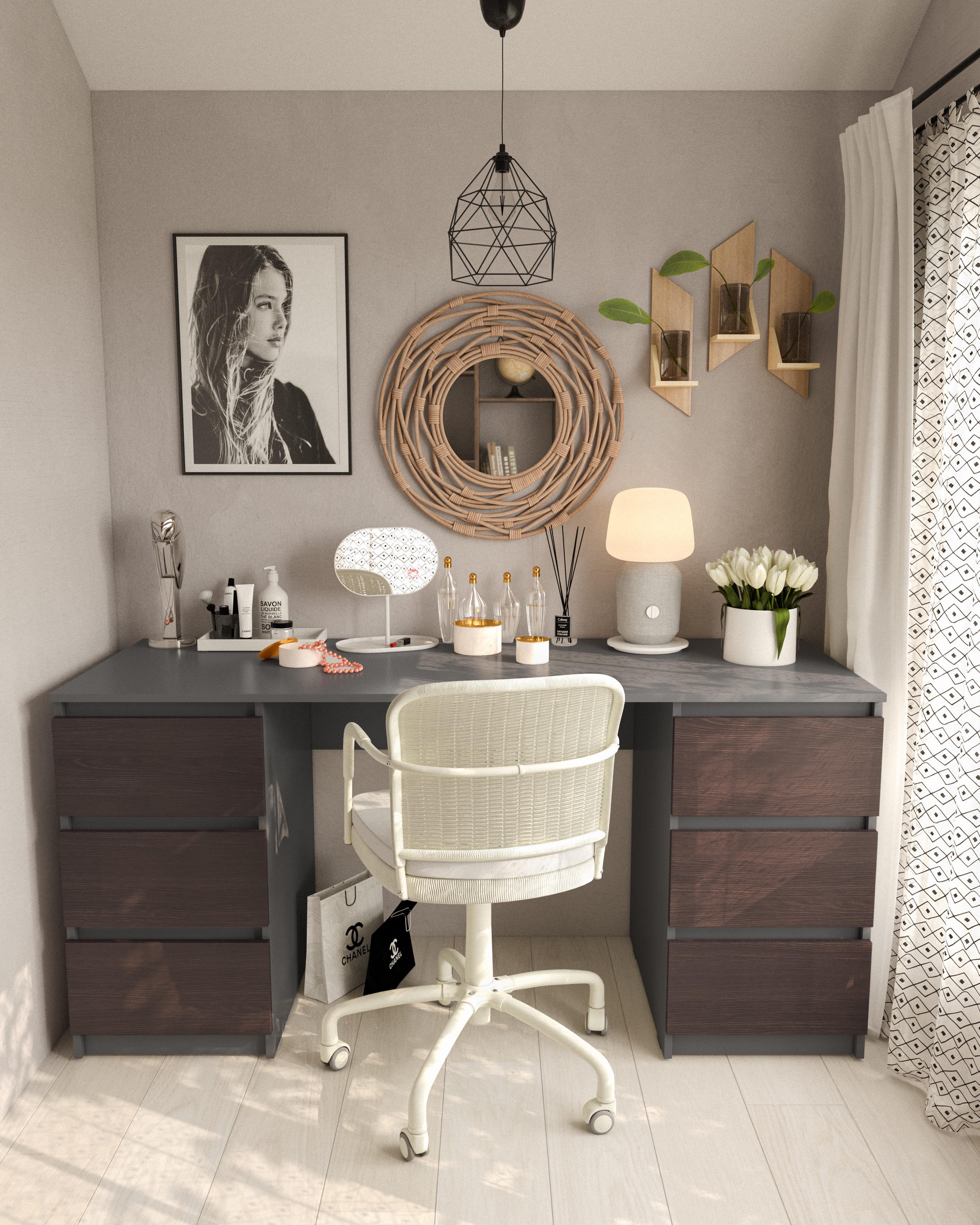 Стіл Moreli комп'ютерний з двома тумбами T-228 Антрацит/Венге темний