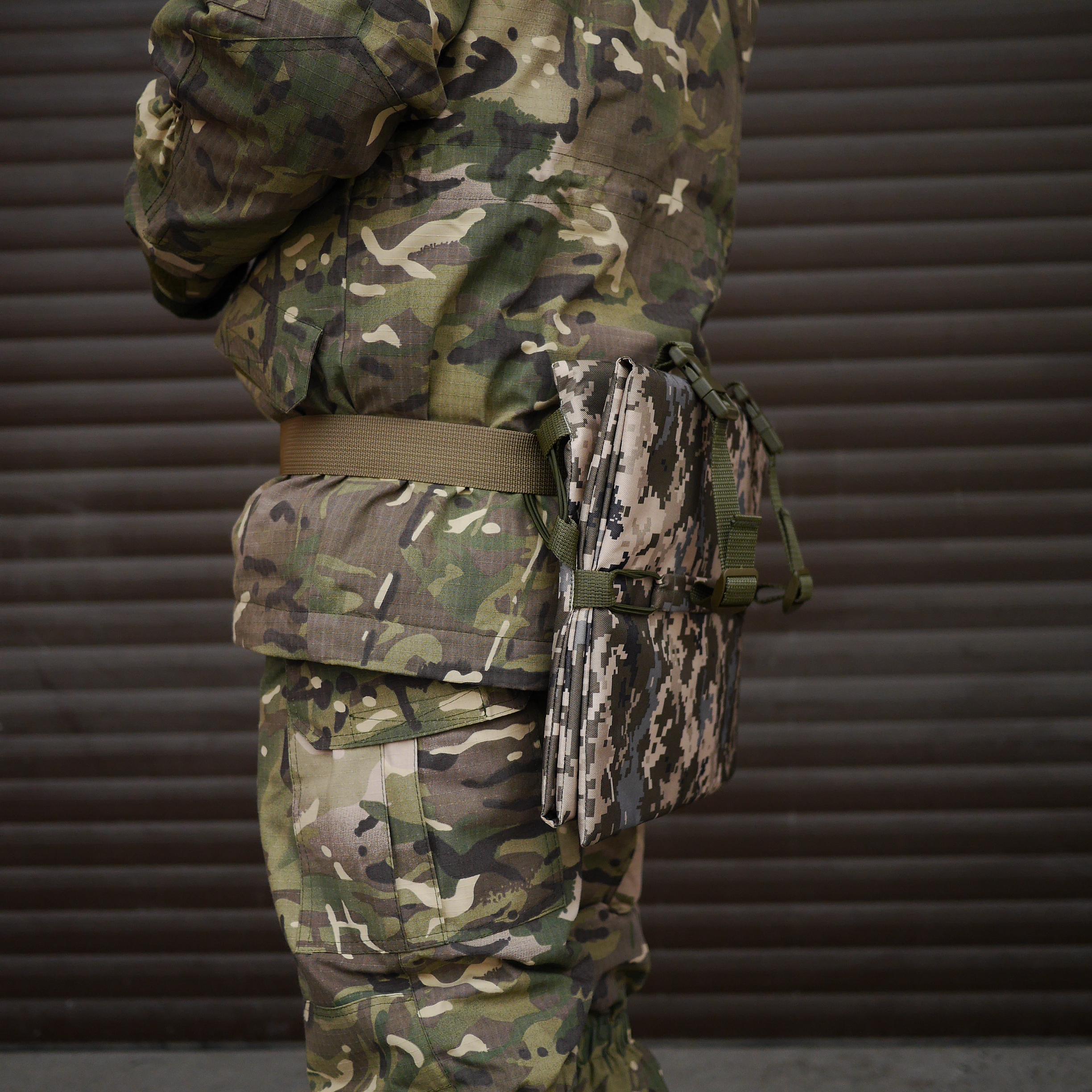 Каремат п'ятиточка трьохсекційна Kiborg П-3 оксфорд Піксельний (878) - фото 8 Каремат п'ятиточка трьохсекційна Kiborg П-3 оксфорд Піксельний (878) - фото 8