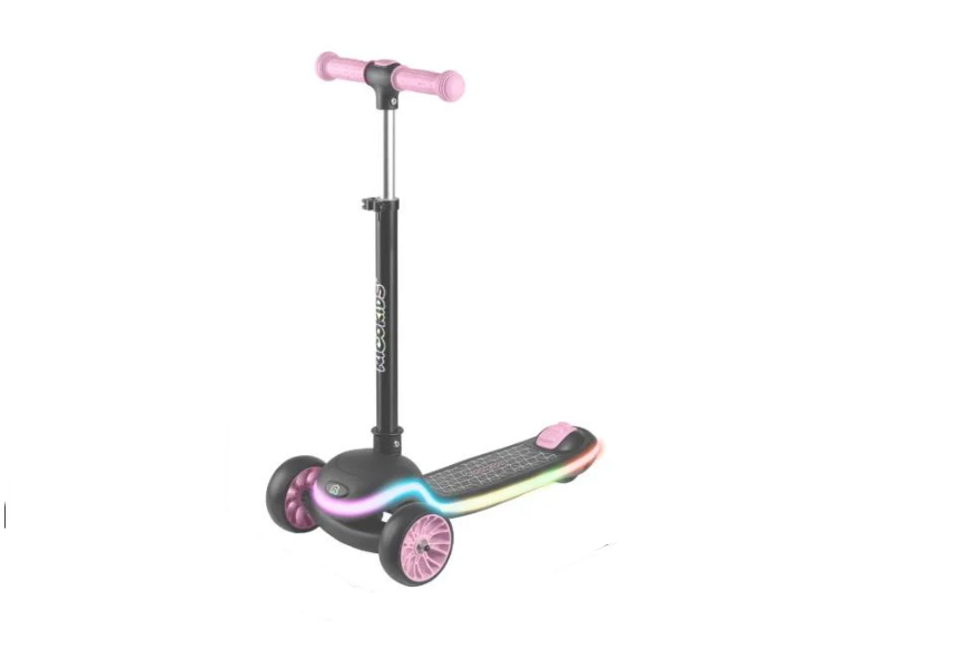 Самокат триколісний дитячий Ricokids Leddi з LED підсвіткою 20 режимів