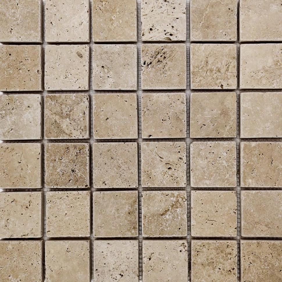 Мозаика травертиновая матовая МКР-3СВ 200 (000878)