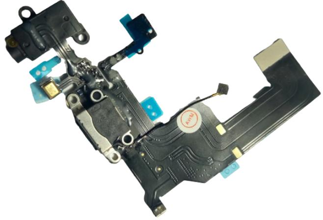 Шлейф Flat Cable основной для заряджання Iphone 5C чорний (000018988)