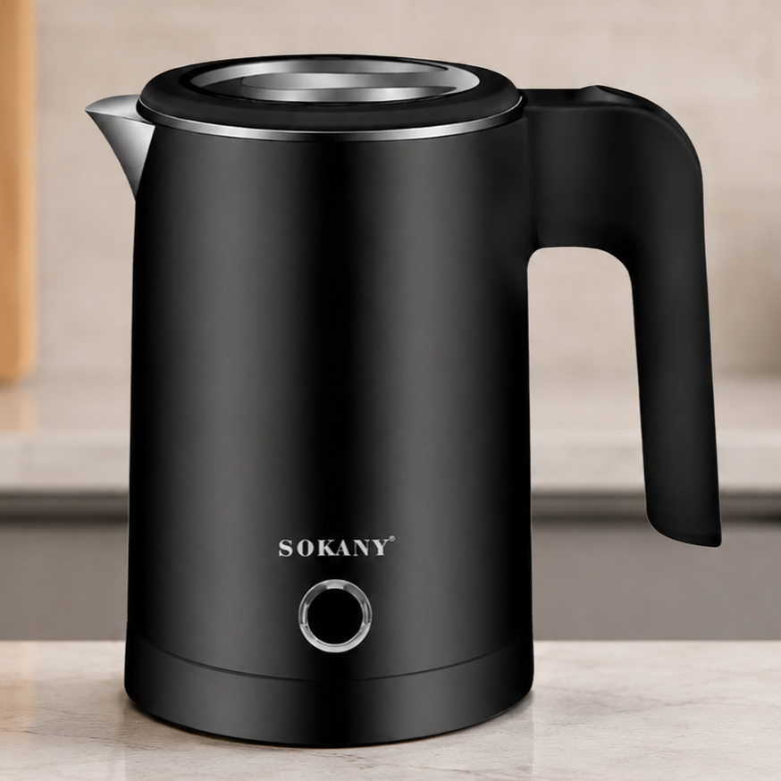 Электрочайник Sokany SK-SH-1077 0,5л 600W Черный Электрочайник Sokany SK-SH-1077 0,5л 600W Черный