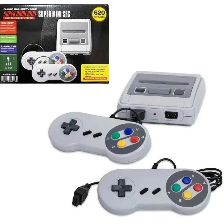 Приставка ігрова портативна Super Mini SFС 8 біт на 620 ігор (7307) - фото 4