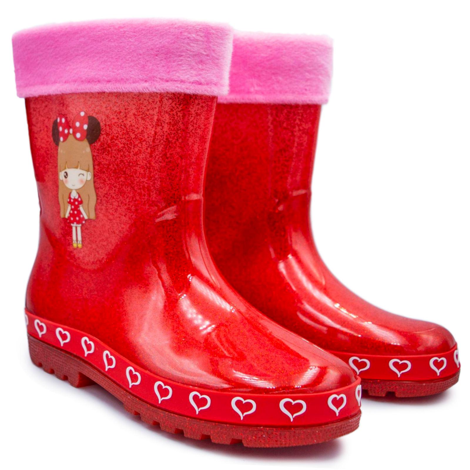Сапоги резиновые для девочки TOM.M MV-1362 р. 29 Красный - фото 2 Сапоги резиновые для девочки TOM.M MV-1362 р. 29 Красный - фото 2