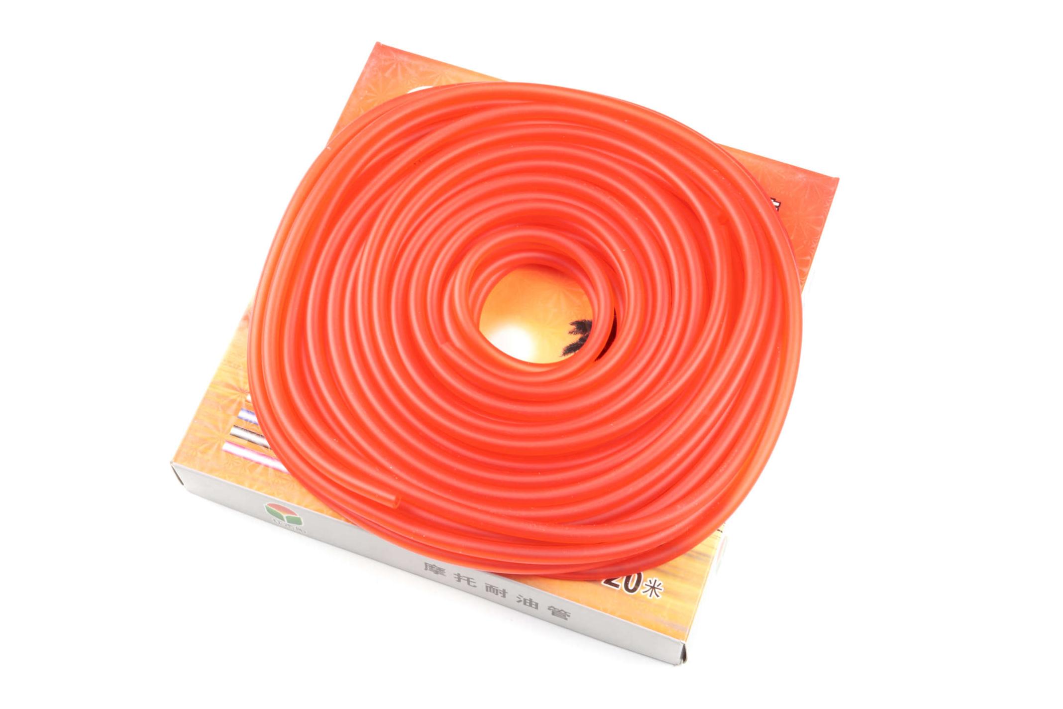 Шланг топливный Manle D 4 мм силиконовый 20 м Красный (S-4672)