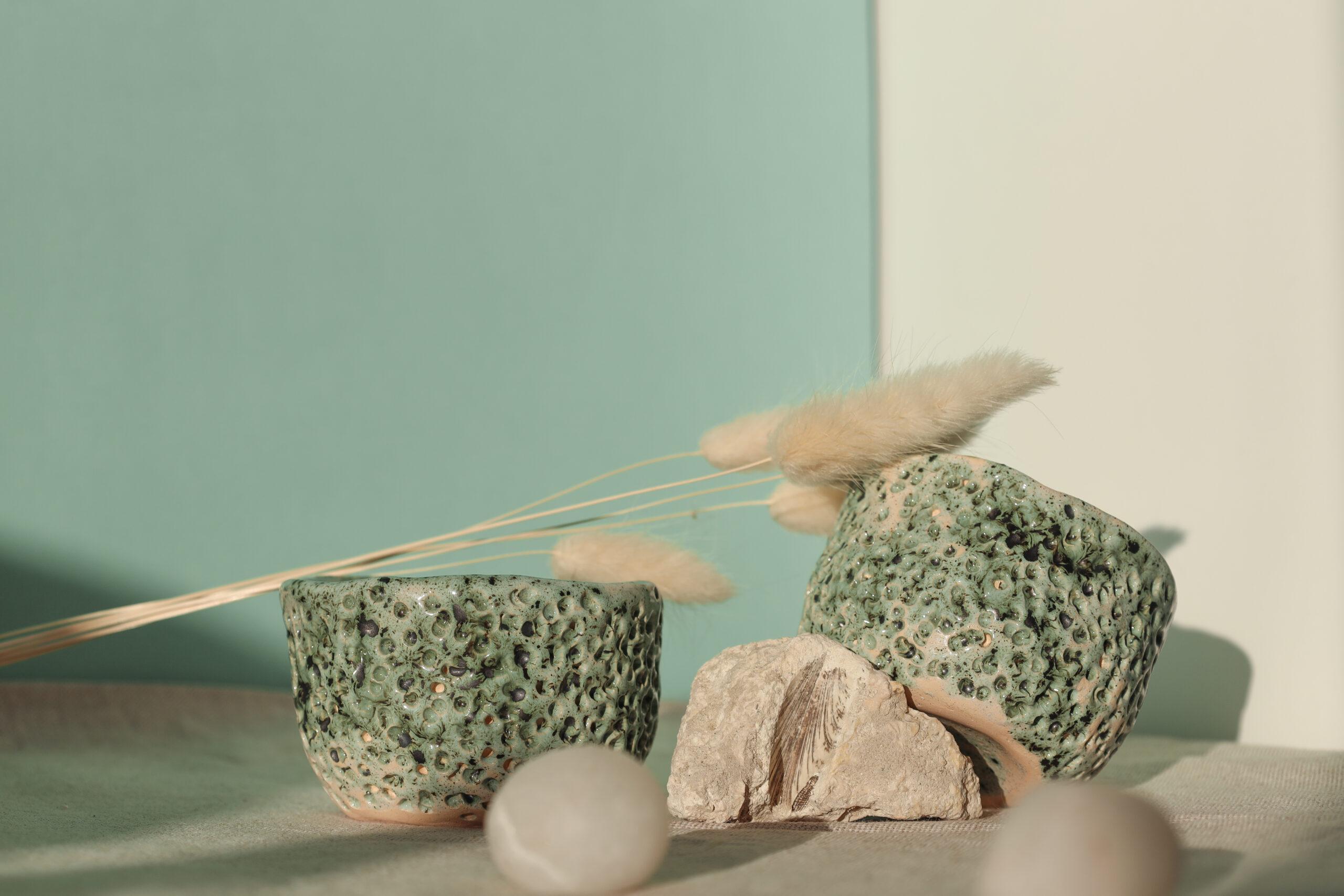 Піала чайна ручної роботи Річний камінь (CUP-029) - фото 6 Піала чайна ручної роботи Річний камінь (CUP-029) - фото 6