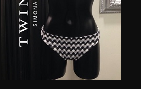 Плавки жіночі TWIN SET р. 2 Чорно-Білий (H77) - фото 5