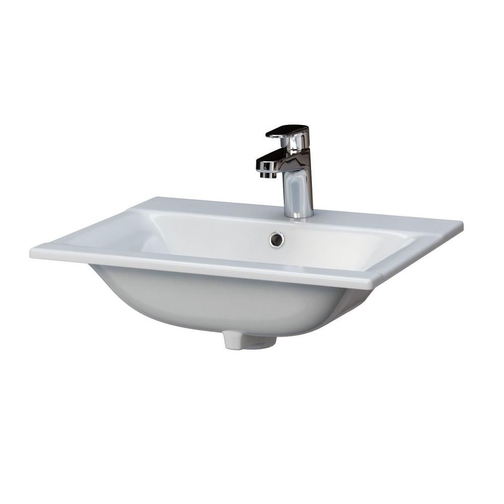 Умывальник врезной Cersanit Ontario K669-002 CCWF1006250965 600x450x180 мм Белый (94332)