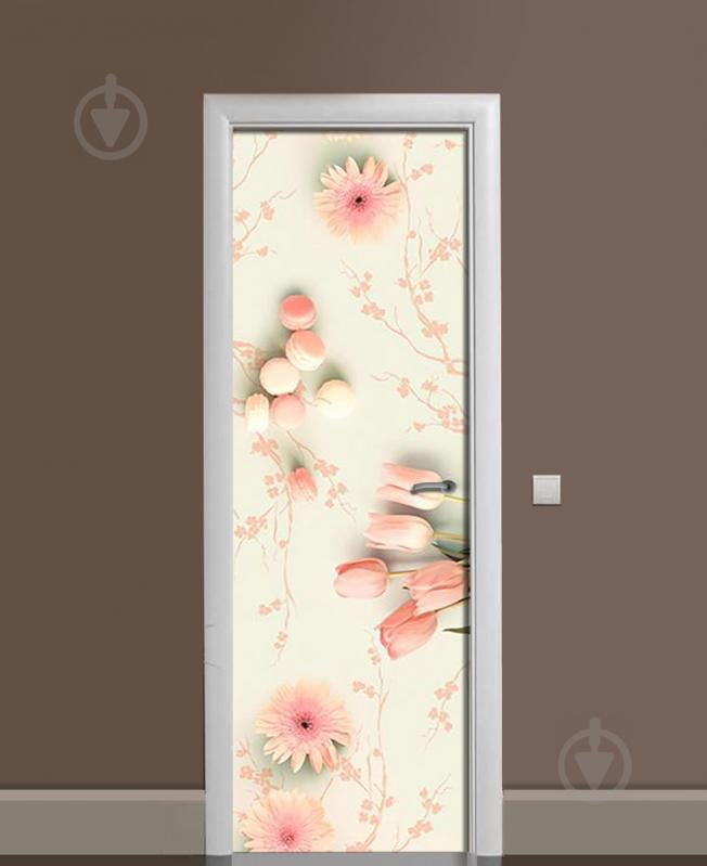 Наклейка на дверь Zatarga «Сочетания нежностей» 650х2000 мм виниловая 3Д наклейка декор самоклеящаяся Наклейка на дверь Zatarga «Сочетания нежностей» 650х2000 мм виниловая 3Д наклейка декор самоклеящаяся