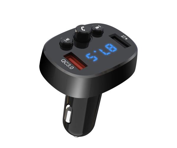 Модулятор FM зарядний Xo BCC03 автомобільний Black - фото 2 Модулятор FM зарядний Xo BCC03 автомобільний Black - фото 2