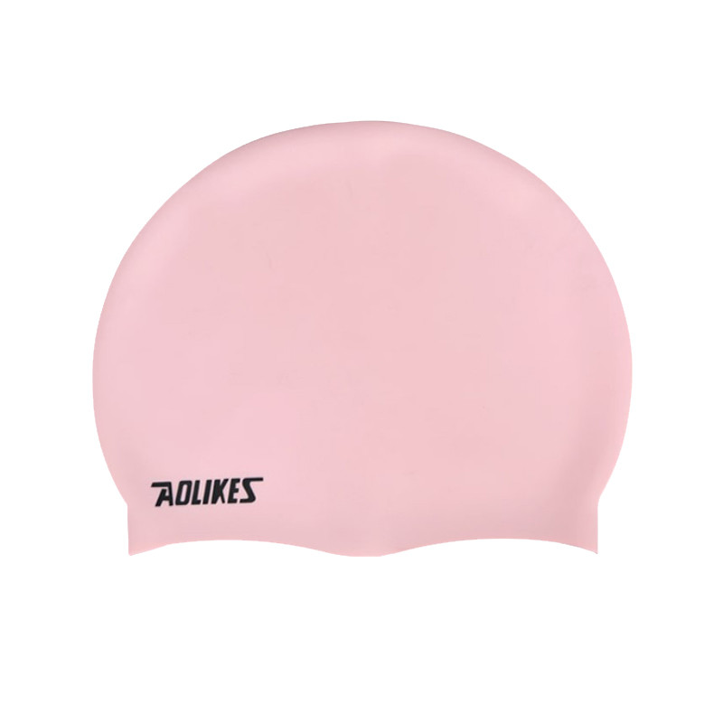Шапочка для плавания силиконовая AOLIKES YM-5010 Pink