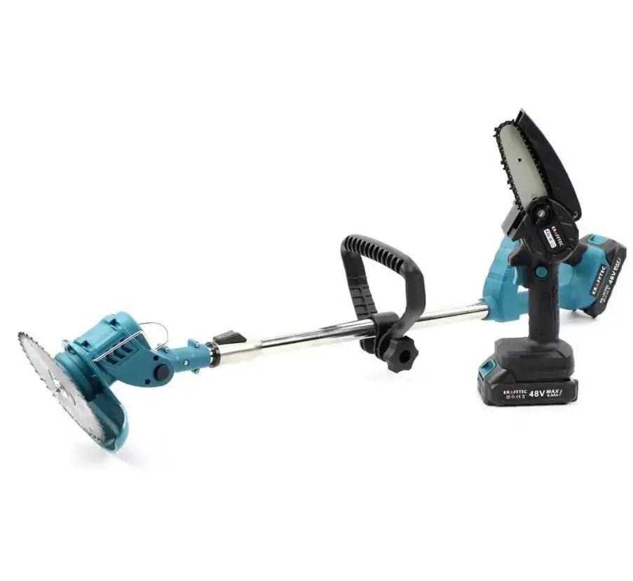 Кусторез с триммером Krafftec KRA-808 9415 Blue (22790724) - фото 4 Кусторез с триммером Krafftec KRA-808 9415 Blue (22790724) - фото 4