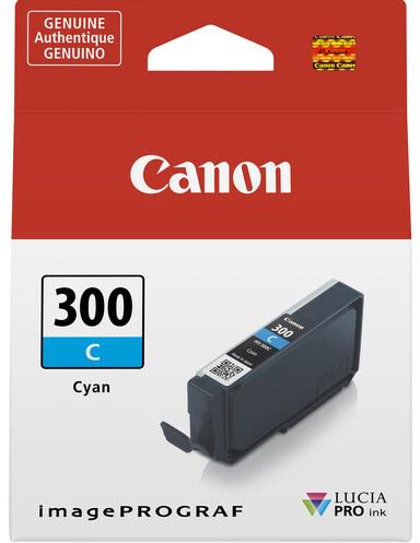 Картридж для струминного принтера Canon PFI-300 14 мл Cyan (4194C001) - фото 2