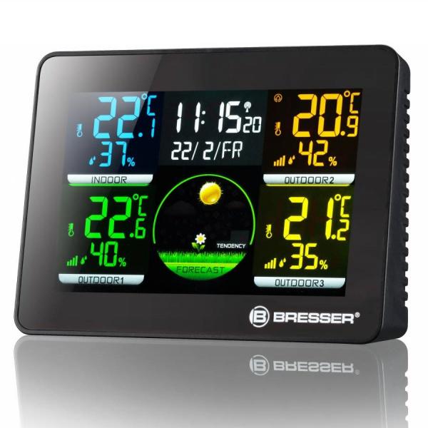 Метеостанция Bresser Quadro NLX Black