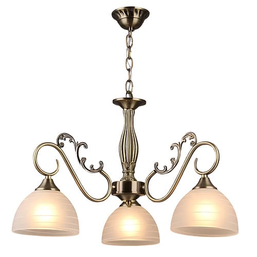 Люстра Svet з трьома плафонами під лампу Е27 Бронзовий (SR-A3025/3 AB)