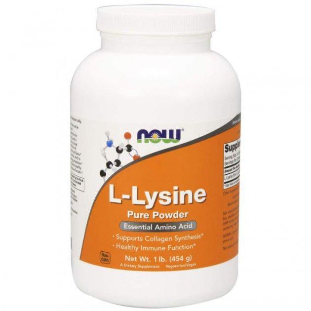 Аминокислота Лизин NOW Foods L-Lysine Powder 454 g /822 servings/ Аминокислота Лизин NOW Foods L-Lysine Powder 454 g /822 servings/