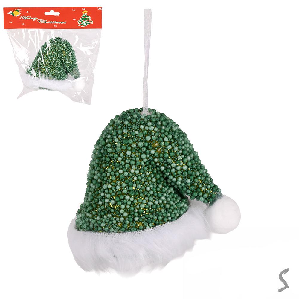 Игрушка-подвеска новогодняя Hat 10х12 см (R33876) - фото 2 Игрушка-подвеска новогодняя Hat 10х12 см (R33876) - фото 2