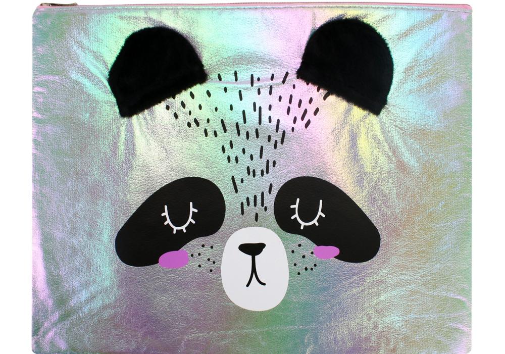Папка Cool For School Panda В4 на молнии Голубой (CF32040)