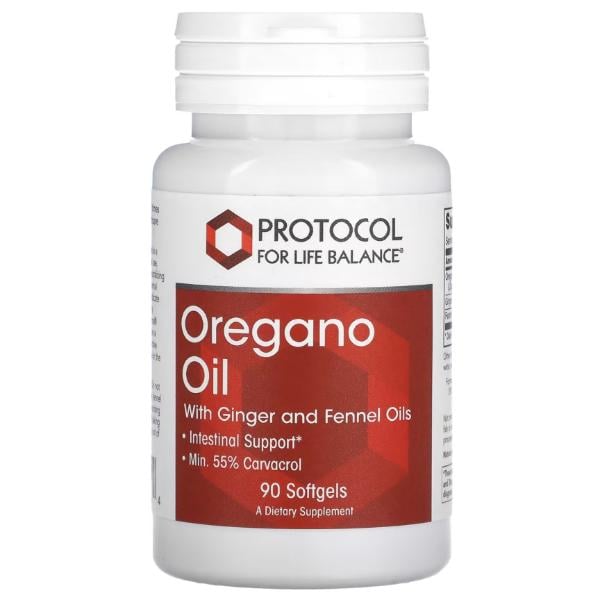 Масло Орегано Protocol for Life Balance Oregano Oil with Ginger and Fennel Oils 90 мягк. капс. (000026362)