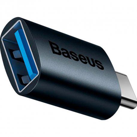 Переходник BASEUS Ingenuity Mini OTG USB3.1 to Type-C Blue (ZJJQ000003)