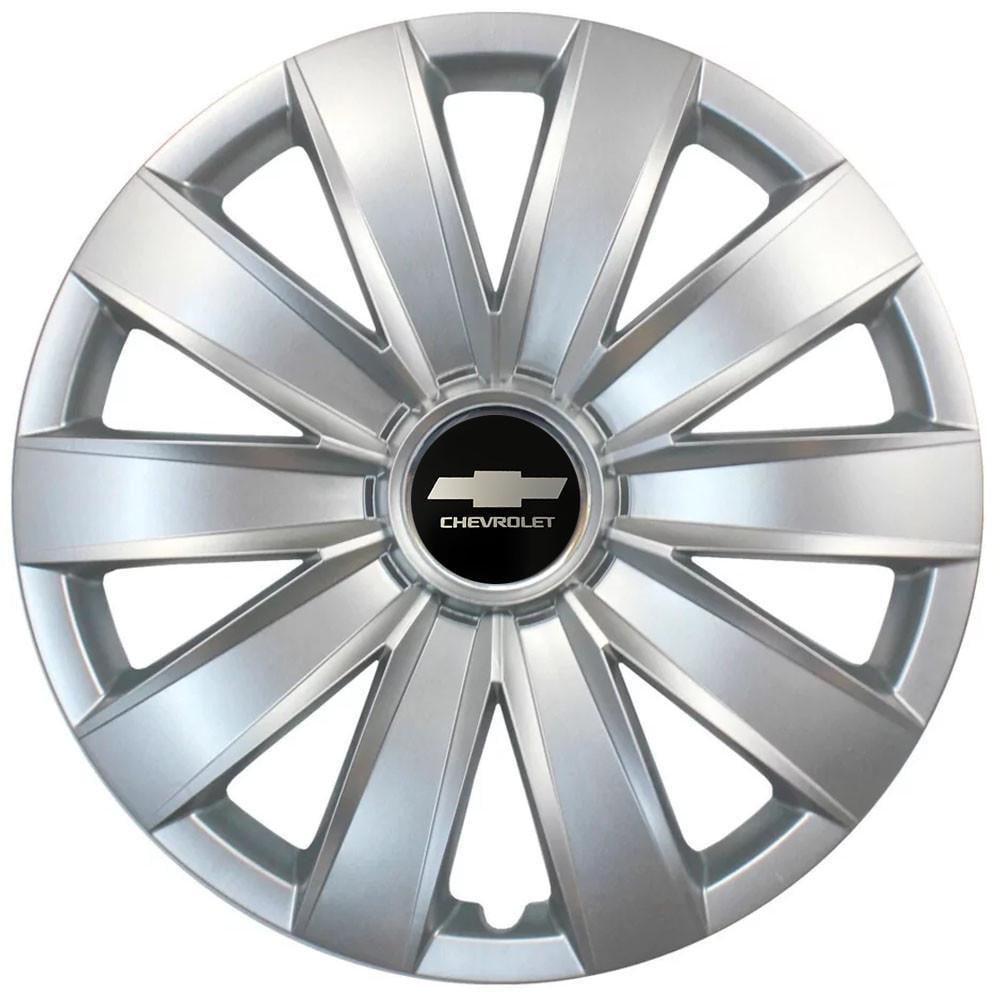 Колпаки SJS с логотипом Chevrolet 421 R16 4 шт. Серебряный (31005950)