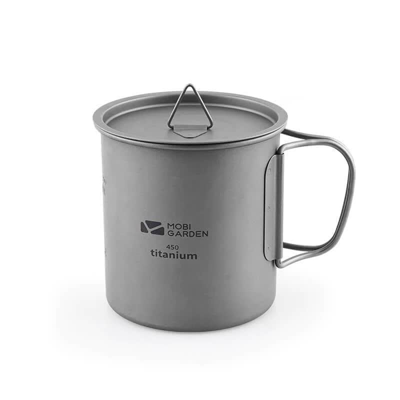 Кружка с крышкой Mobi Garden NX20666039 450 мл Titanium