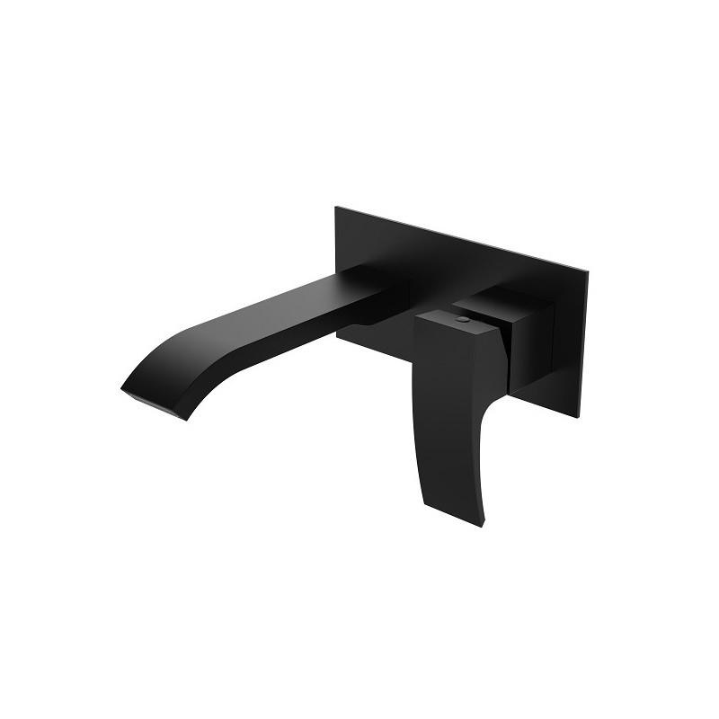 Смеситель для умывальника KOER KB-16007-05 встраиваемый Черный (KR3451)