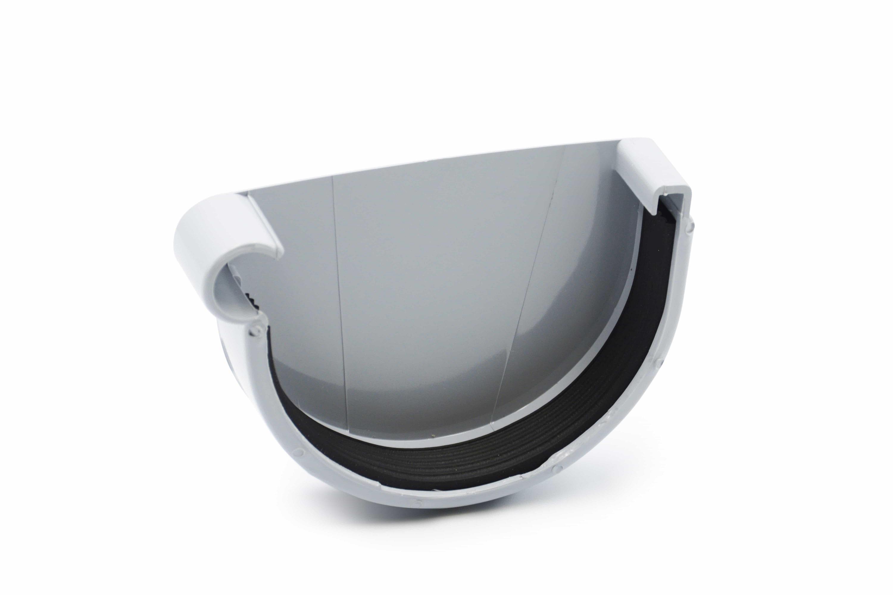 Заглушка желоба левая Rainway 130 Серый (10.130.05.005)