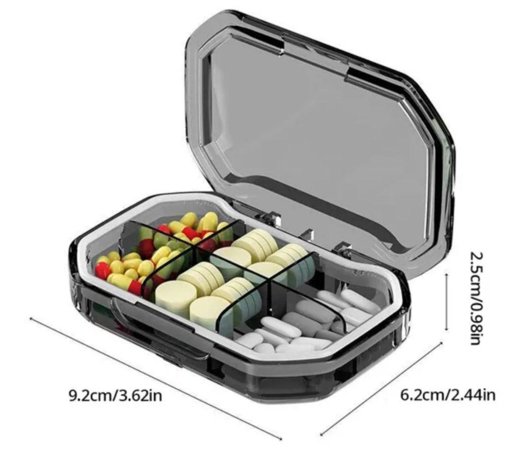 Таблетница 6-Cell Eco Pill Box Grey (73101108) - фото 6