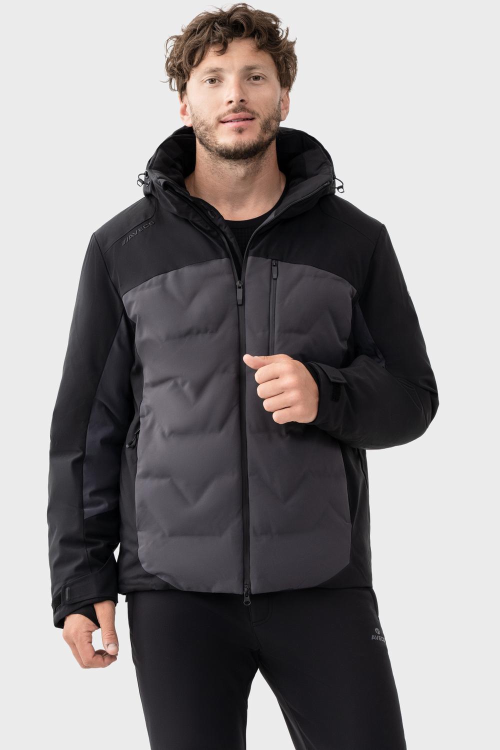 Куртка горнолыжная Avecs 70534/17-M Темно-серый