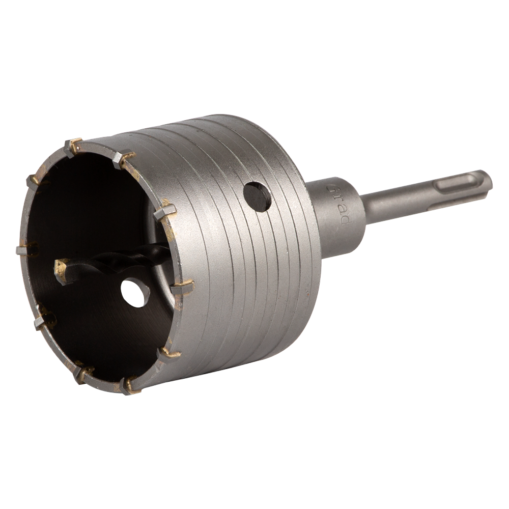 Коронка по бетону Grad SDS PLUS 70х70 мм Т8 и хвостик 110 мм (45340)