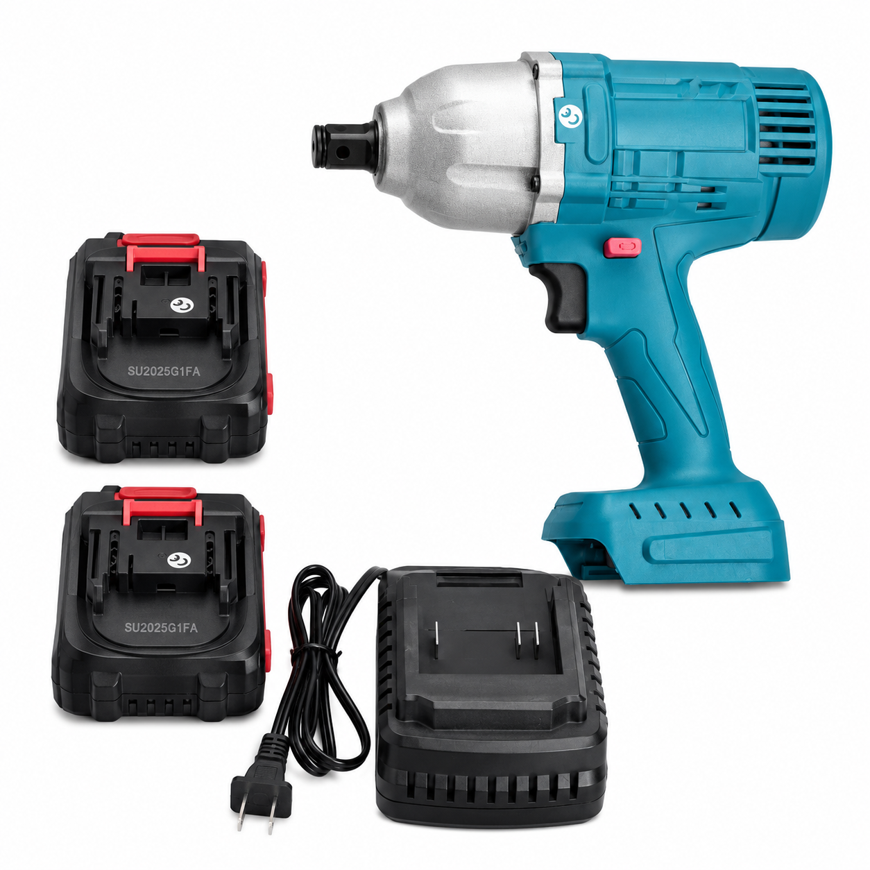 Гайковерт аккумуляторный безщеточный ударный BESTOOL 1500 Нм 20 В 3/4" с 2 АКБ 5 А/час и набором оснастки (766385092)
