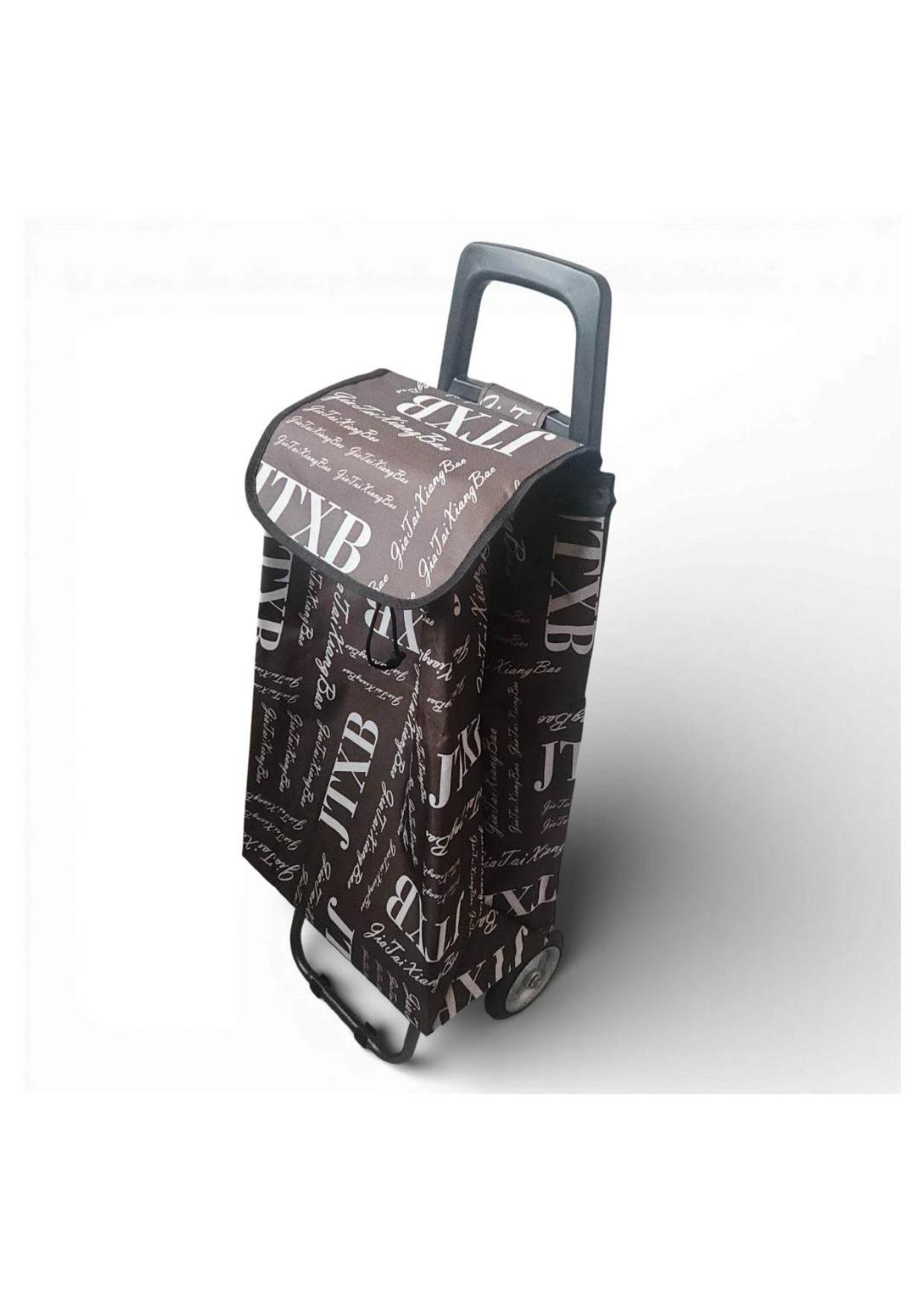 Хозяйственная сумка-тележка на колесах складная с металлическими колесами (Буква-БК) Хозяйственная сумка-тележка на колесах складная с металлическими колесами (Буква-БК)