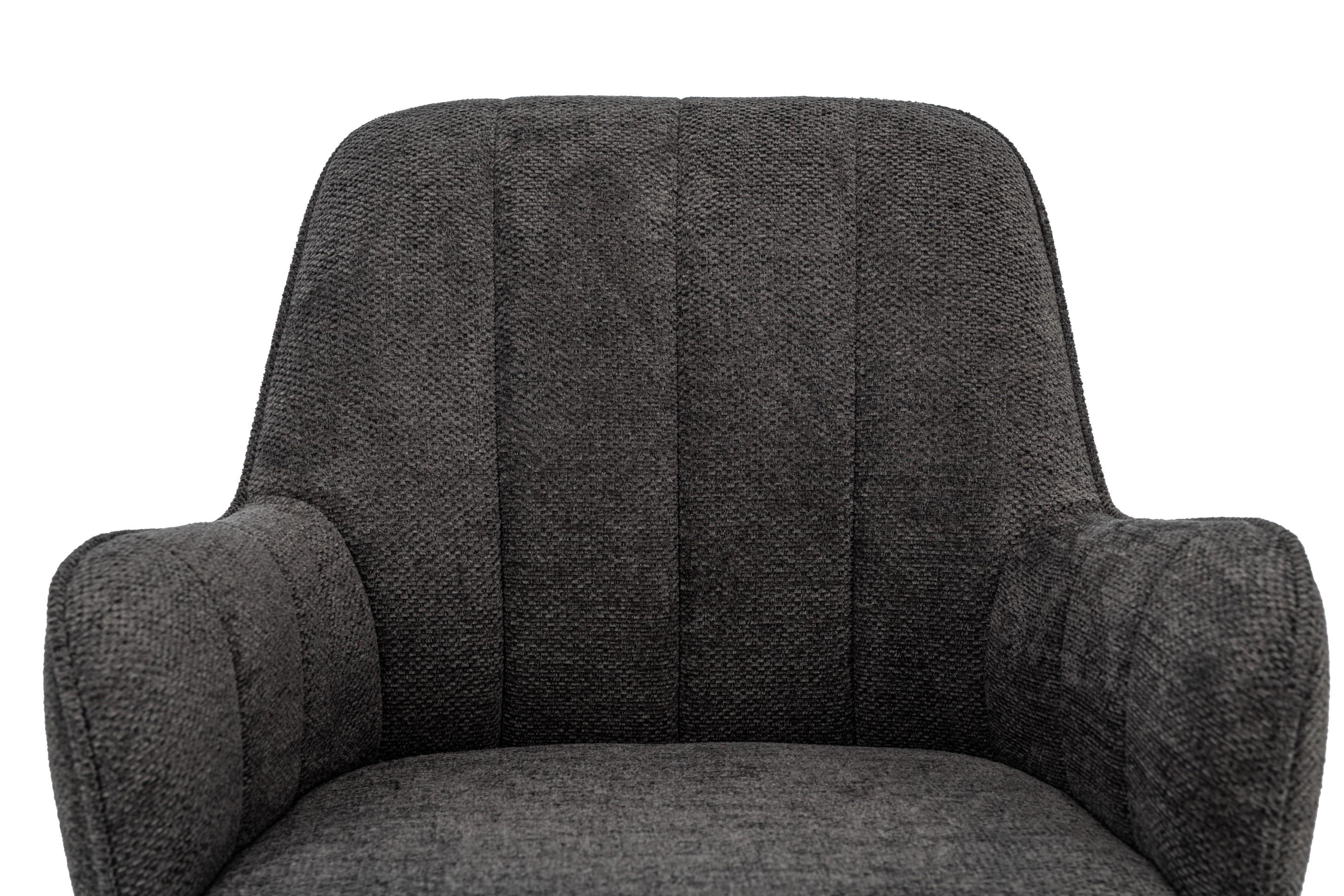 Офисное кресло O-10 Vetro Темный графит/Черный (30585986) - фото 6