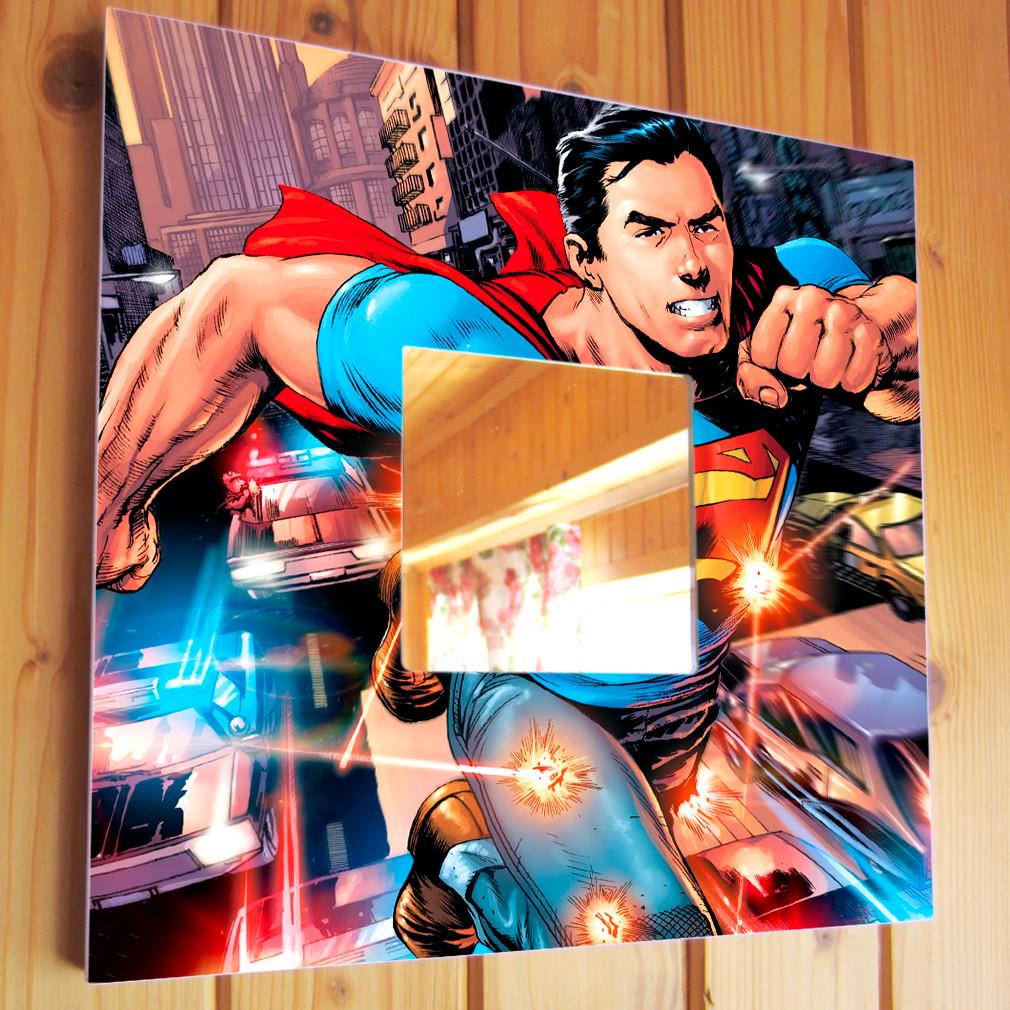 Зеркало декоративное Superman 260х260 мм (M03725)