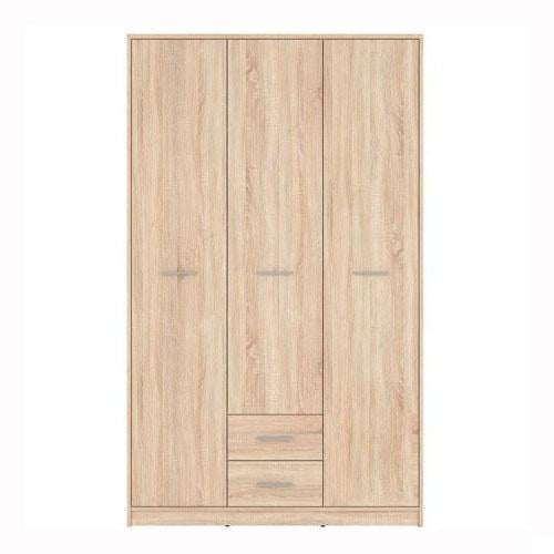 Шкаф распашной для дома Gerbor Непо SZF3D2S N 1185х540х1965 мм Дуб сонома (41078) - фото 2 Шкаф распашной для дома Gerbor Непо SZF3D2S N 1185х540х1965 мм Дуб сонома (41078) - фото 2