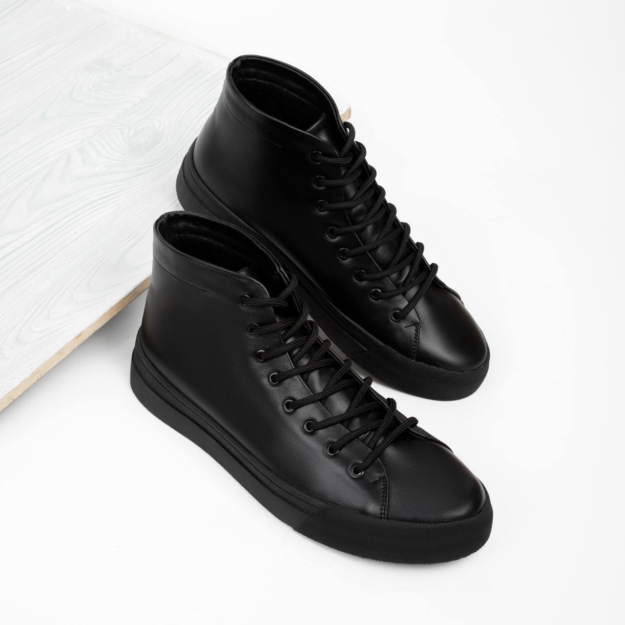 Ботинки Dux Premium 2503 из натуральной кожи флисовая подкладка р. 38 Черный (250338) - фото 4