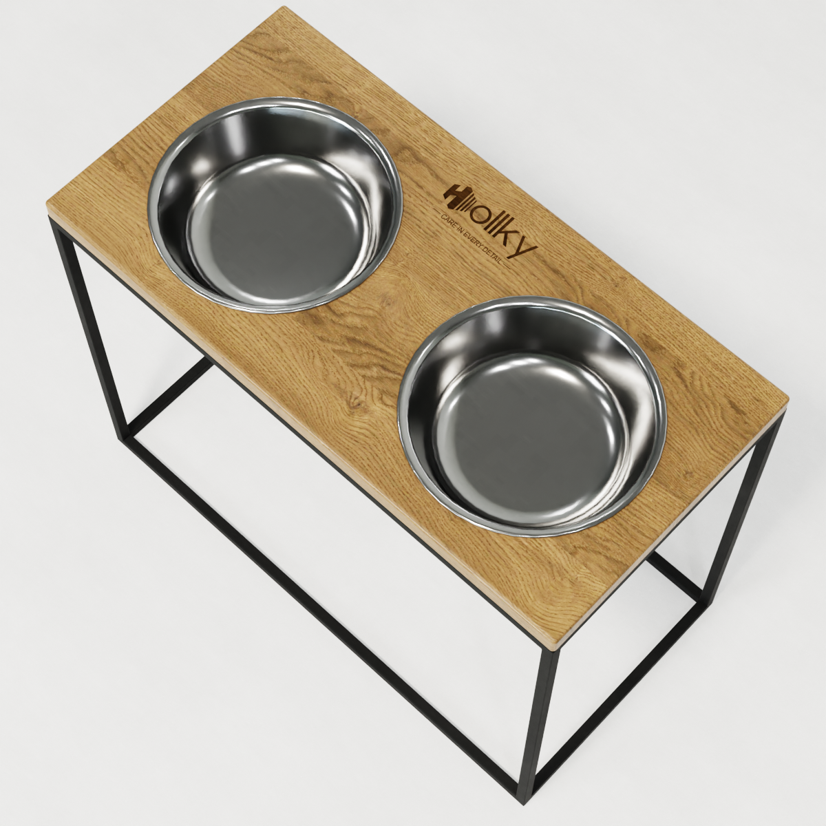 Миски на подставке для больших собак Hollky Base XL20 2х1,8 л (BXL40-522640-BLNT) - фото 7 Миски на подставке для больших собак Hollky Base XL20 2х1,8 л (BXL40-522640-BLNT) - фото 7