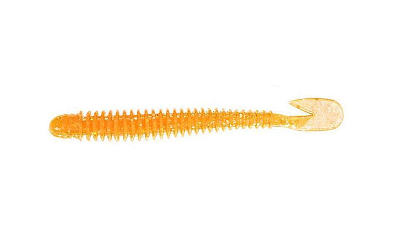 Силиконовый виброхвост Reins Rockvibe Saturn №413 съедобный 4" 12 шт. Chika Chika Orange (5777)