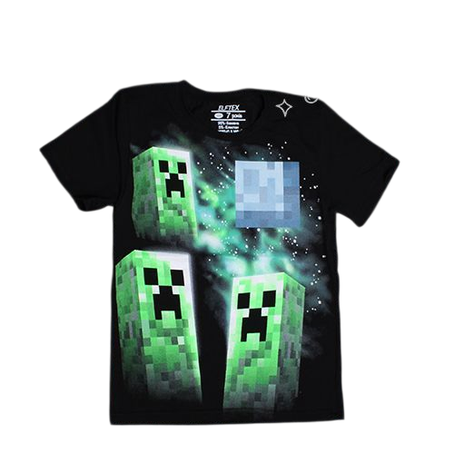 Футболка дитяча на хлопчика Minecraft Кріпер 128 см