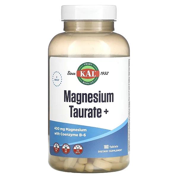 Микроэлемент Магний KAL Magnesium Taurate+ 400mg 180 табл. (000026064) Микроэлемент Магний KAL Magnesium Taurate+ 400mg 180 табл. (000026064)
