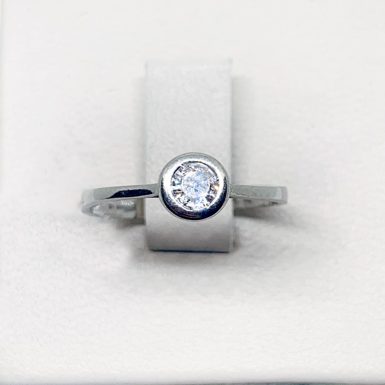 Кольцо серебряное с кубическим цирконием р. 18,5 1,26 г (1544429936) Кольцо серебряное с кубическим цирконием р. 18,5 1,26 г (1544429936)