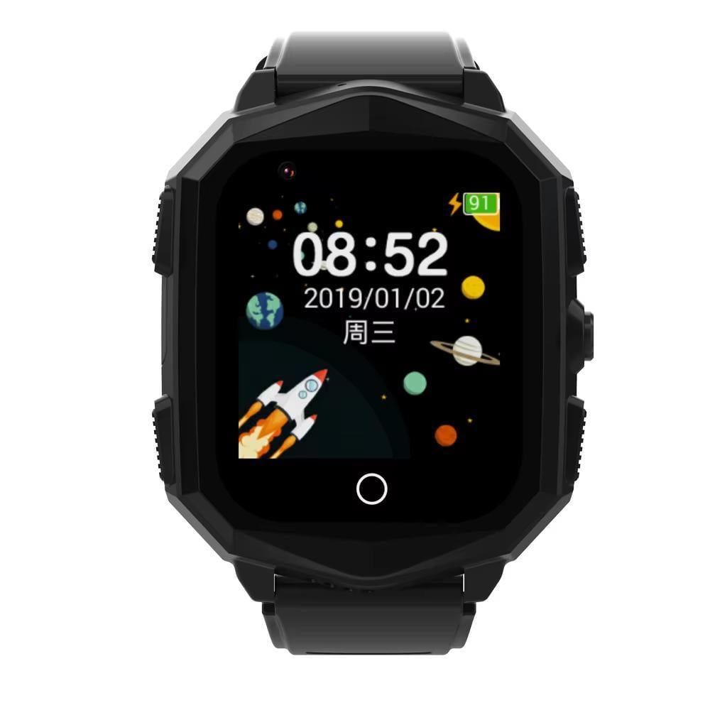 Смарт-часы детские F60 GPS 4G SIM SOS видеозвонками Черный (35700233) - фото 2 Смарт-часы детские F60 GPS 4G SIM SOS видеозвонками Черный (35700233) - фото 2
