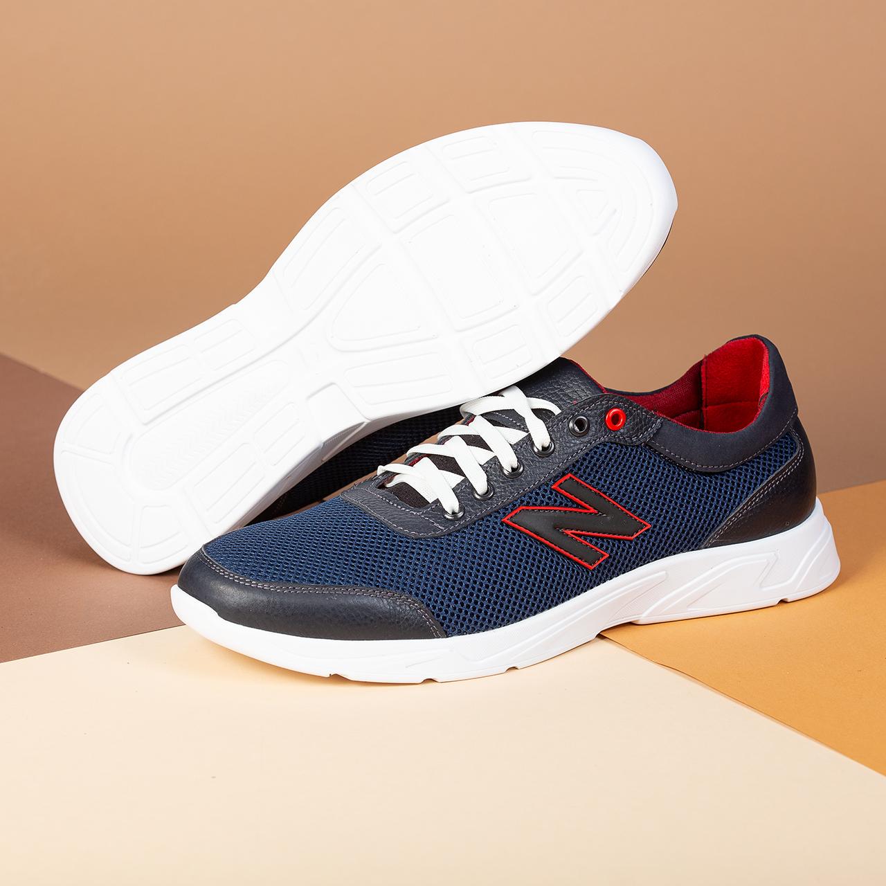 Кросівки чоловічі літні М-N батал р. 50 33 см Синій (28095436) - фото 2 Кросівки чоловічі літні М-N батал р. 50 33 см Синій (28095436) - фото 2