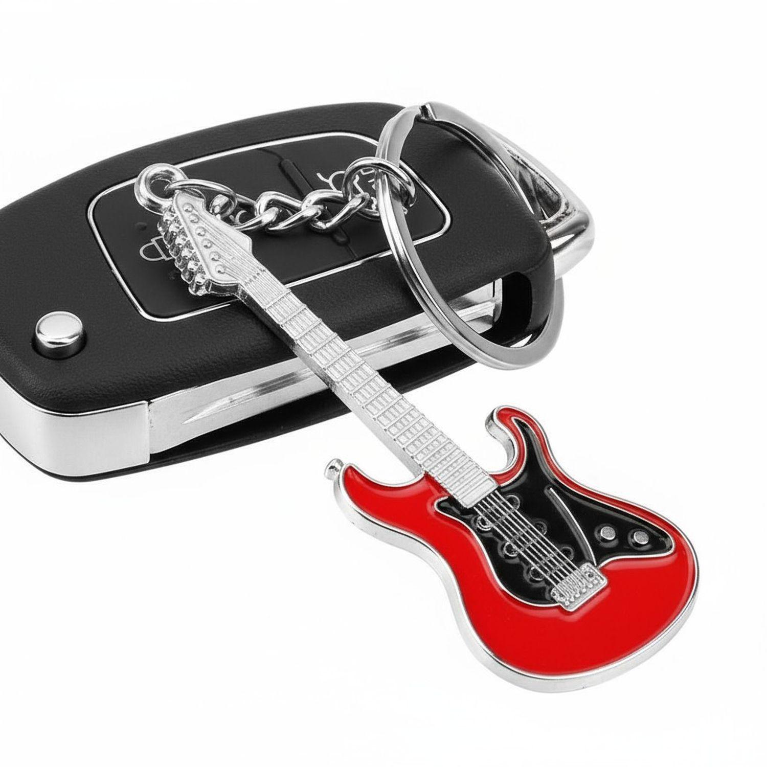 Брелок для ключей Гитара металлический Красный (99_10_0_1С) - фото 11 Брелок для ключей Гитара металлический Красный (99_10_0_1С) - фото 11