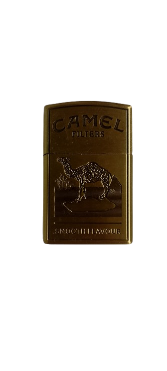 Зажигалка газовая кремниевая Марки сигарет HL-486 Camel Бронзовый (3577D)