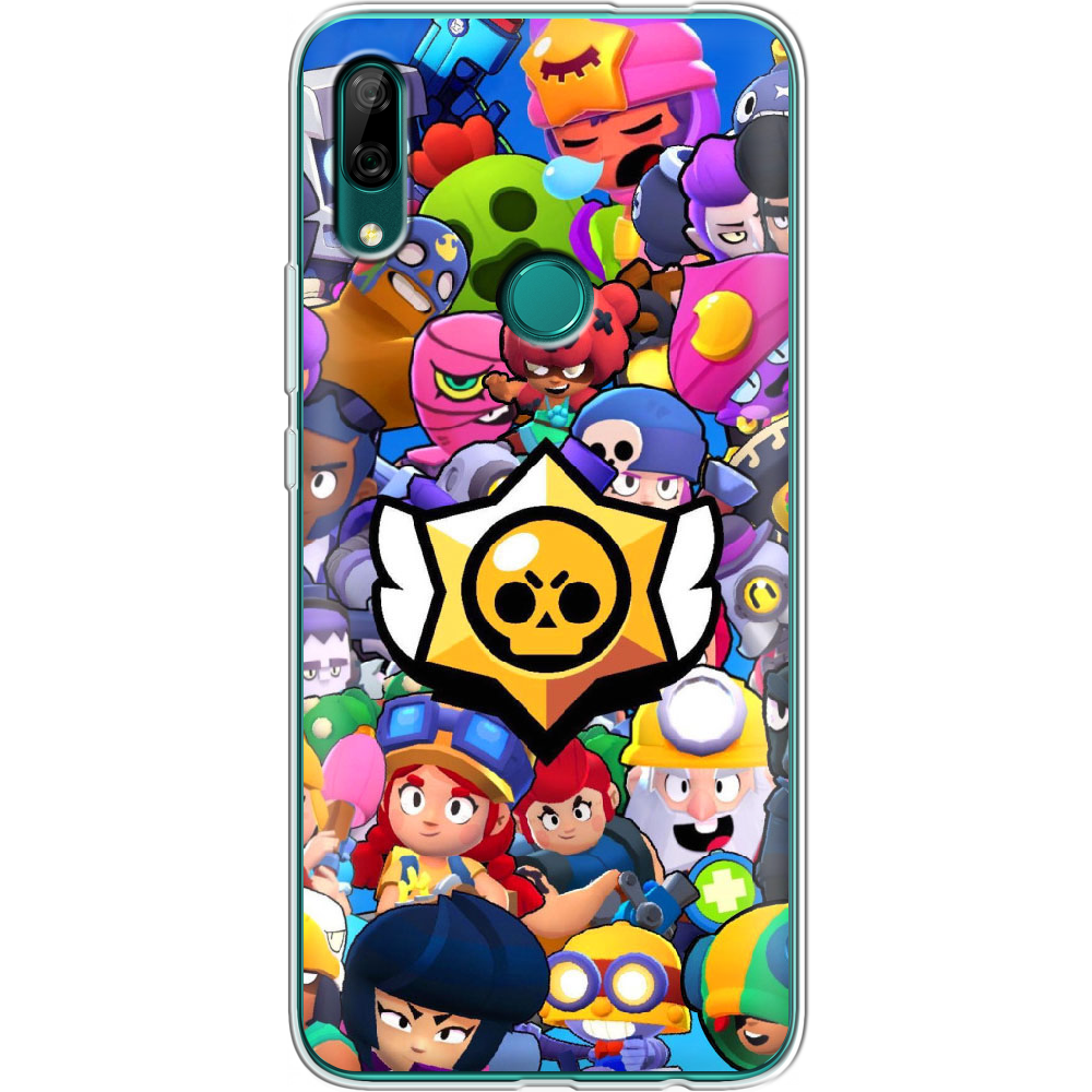 Чохол Boxface Huawei P Smart Z Brawl Stars Прозорий силікон (37381-up2389-37381)