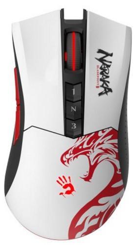 Комп'ютерна мишка BLOODY R90 Plus Naraka Wireless USB 5000 dpi BLOODY metal feet підсвічування (2881187282)